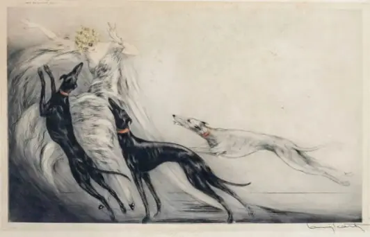 "Coursing II (Охота с гончими II)", 1929 г.