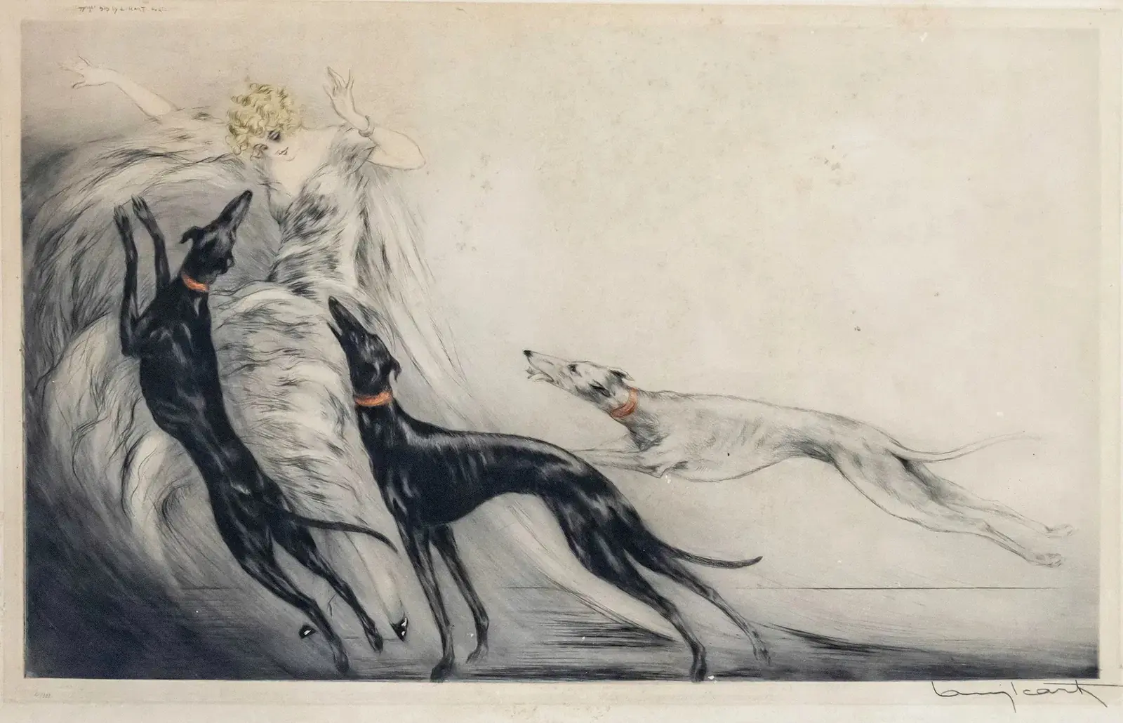 "Coursing II (Охота с гончими II)", 1929 г.