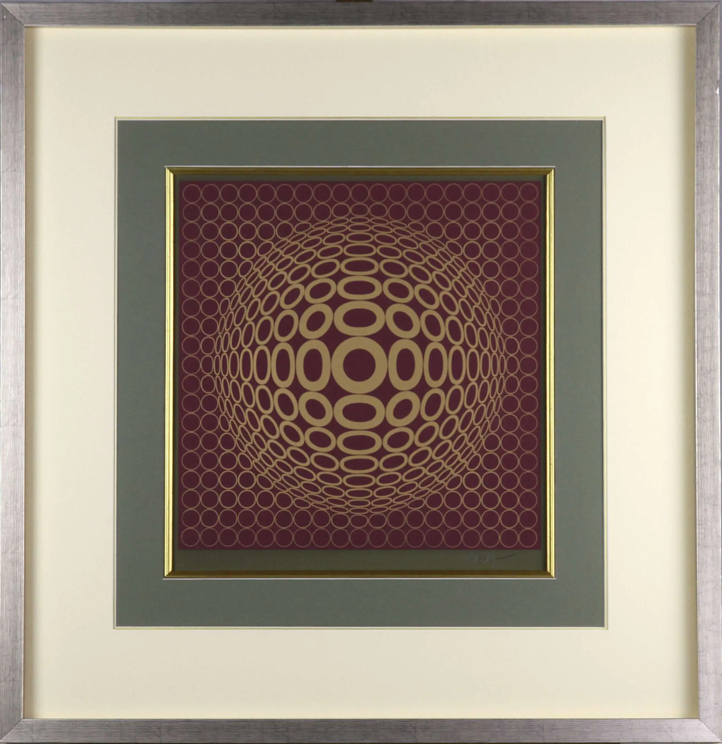 "Золотая иллюзия на коричневом" — изображение 2