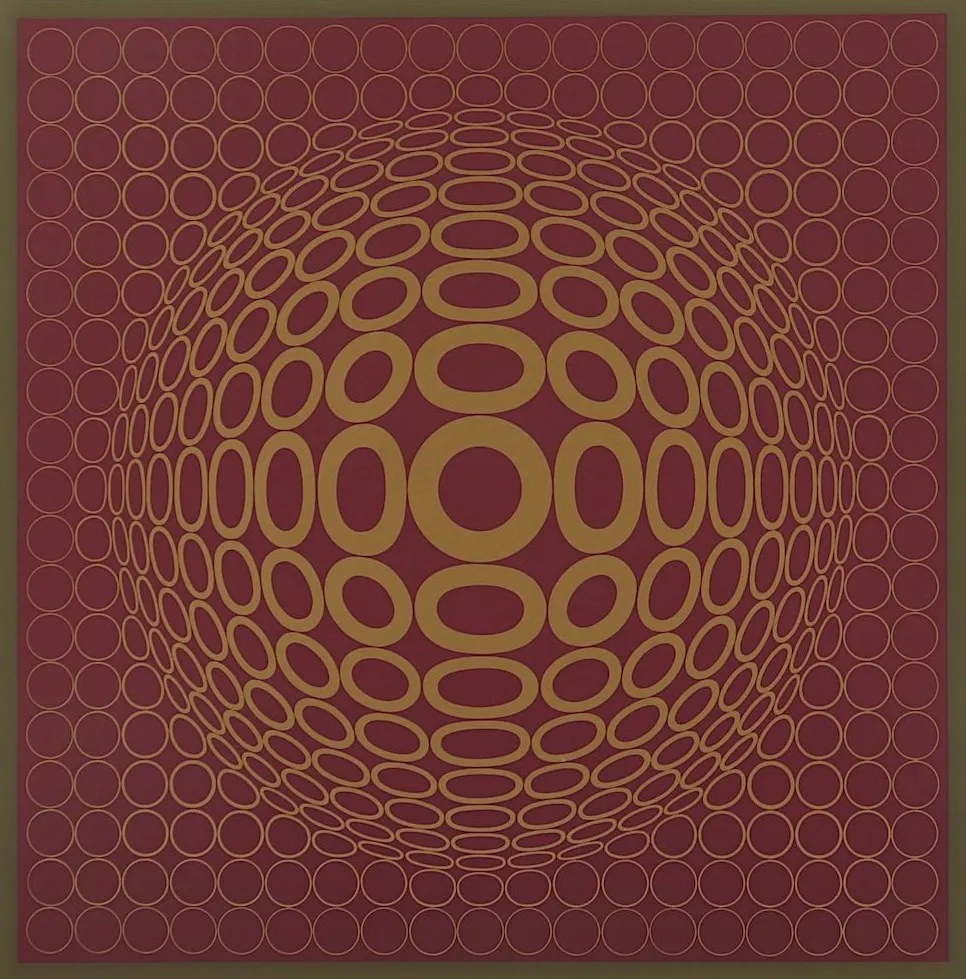 "Золотая иллюзия на коричневом"