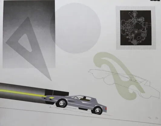 "Race Car French courve"