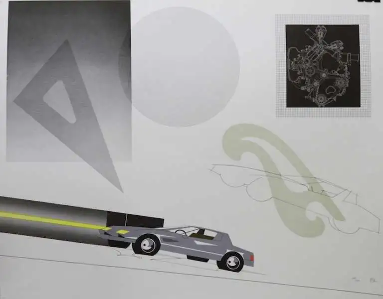 «Race Car French courve»