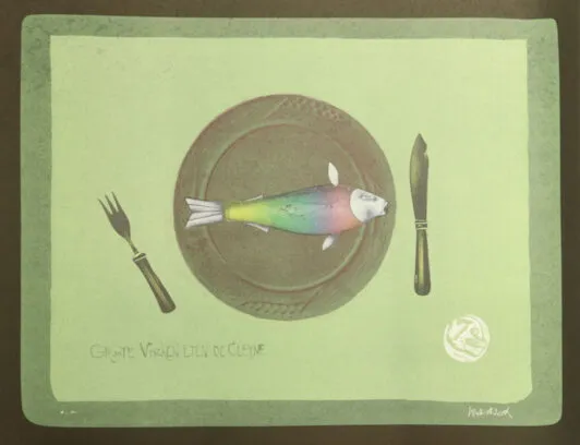 "Grooten Vischen Eten De Cleyne"