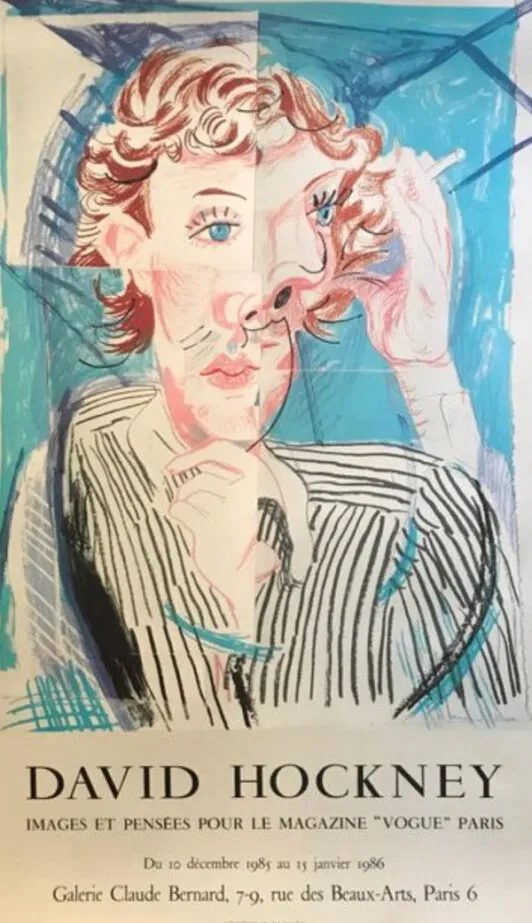 Постер к выставке Vogue 1985-86 г.