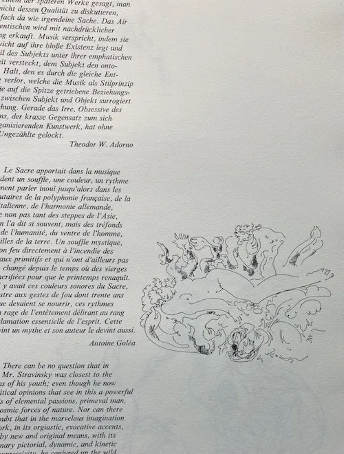 Портфолио "Hommage a Stravinsky (Посвящается композитору Игорю Стравинскому" — изображение 11