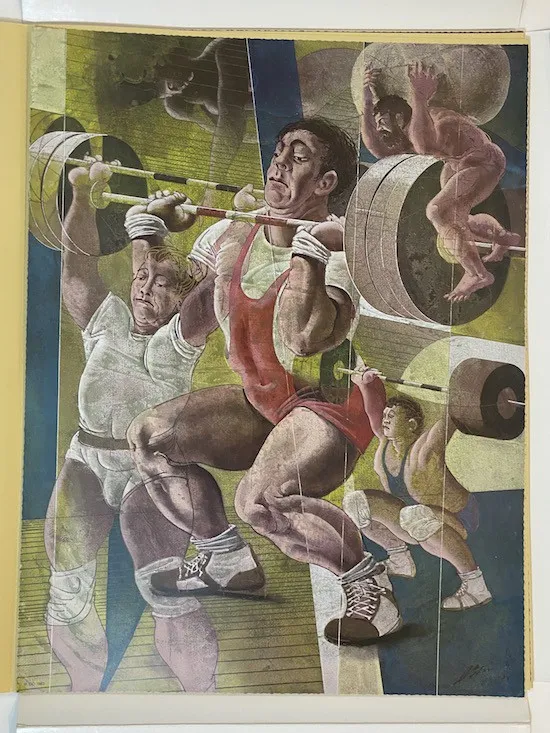 Portfolio "Los Angelis Olympic Games 1984", Hans Erni — изображение 24