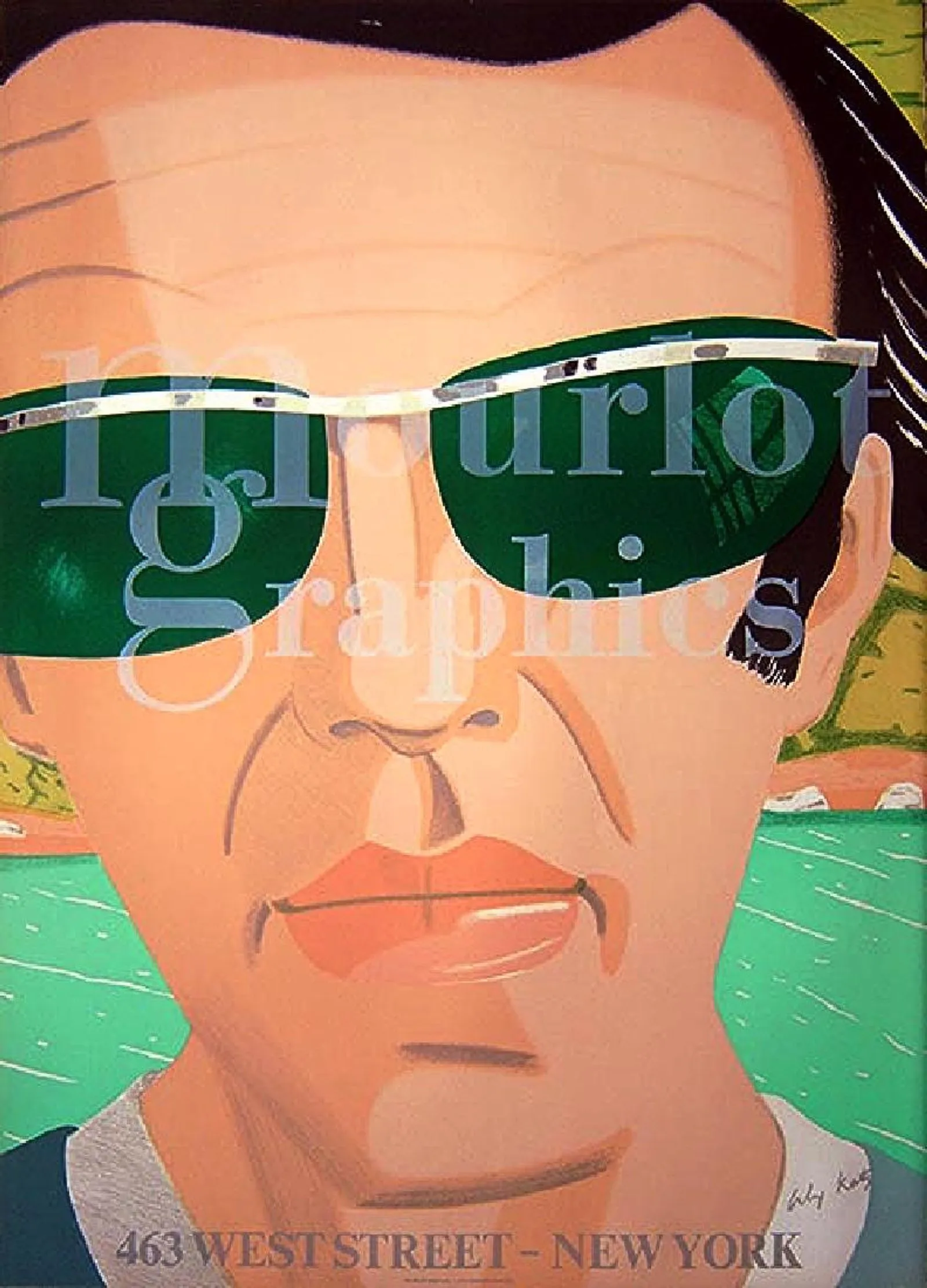 "Self-portrait with sunglasses"