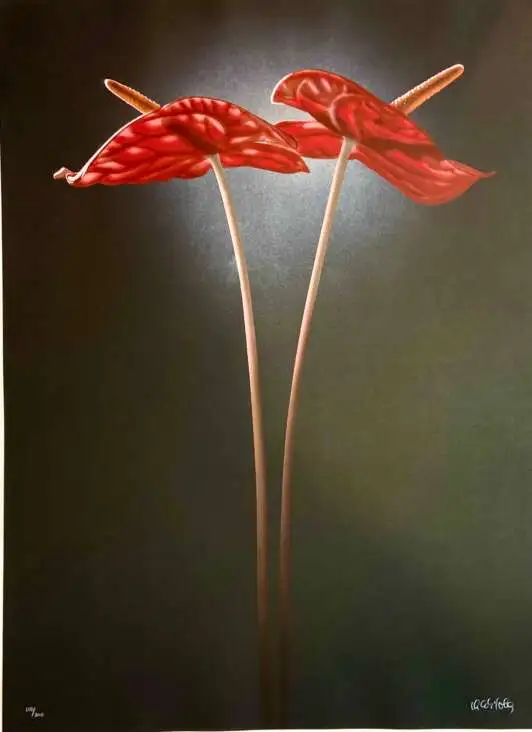 "Красные лилии", 1975 г.