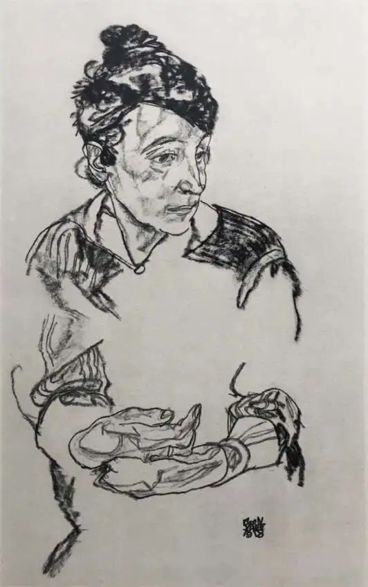 "Портрет матери Шиле"