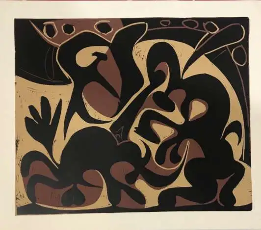 "La Pique en Noir et Beige"