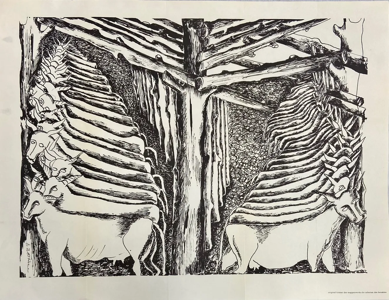 "Авгиевы конюшни"из цикла "Подвиги Геракла