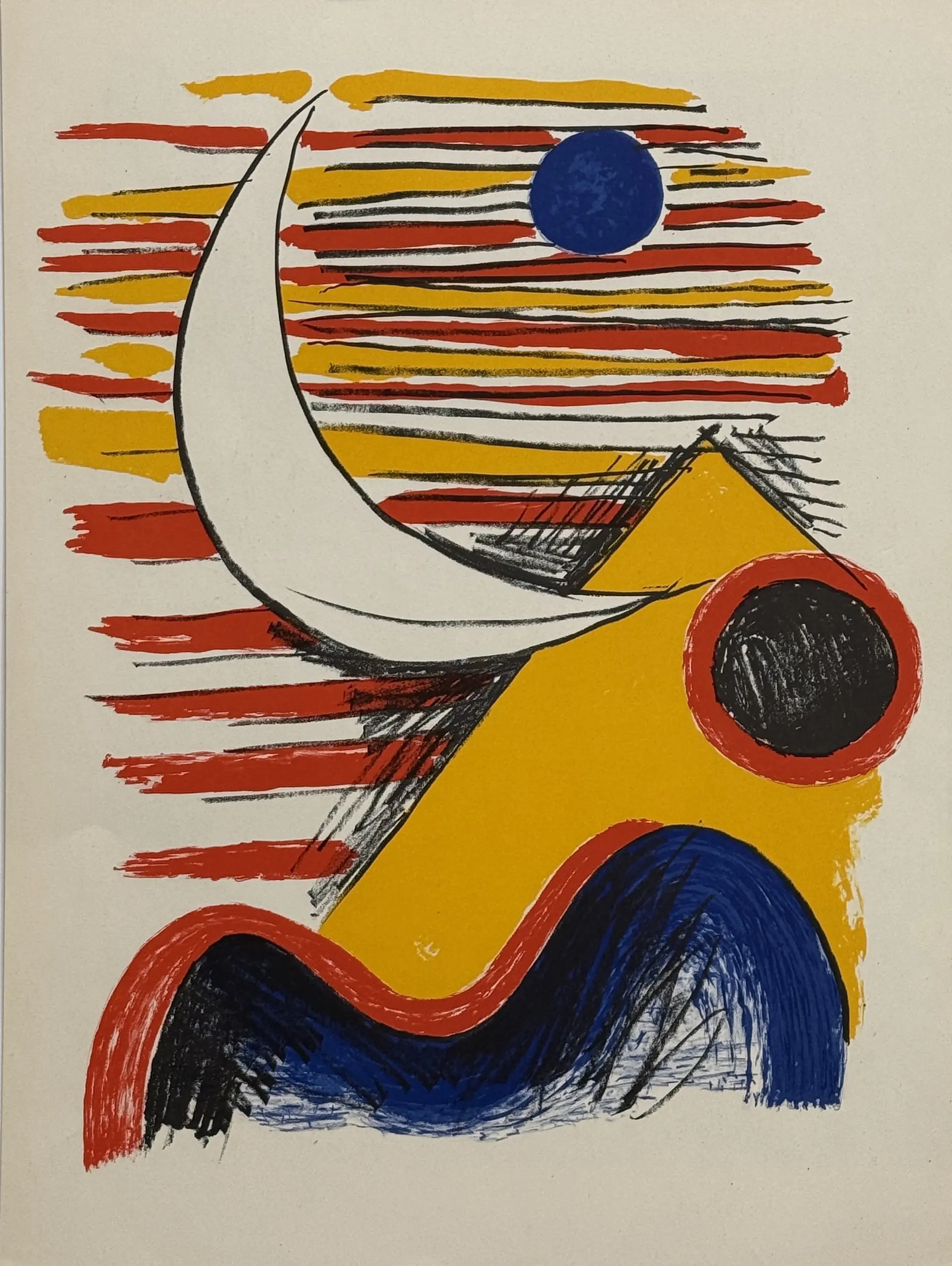 "La Lune et la Montagne Jauneа", 1960 г.