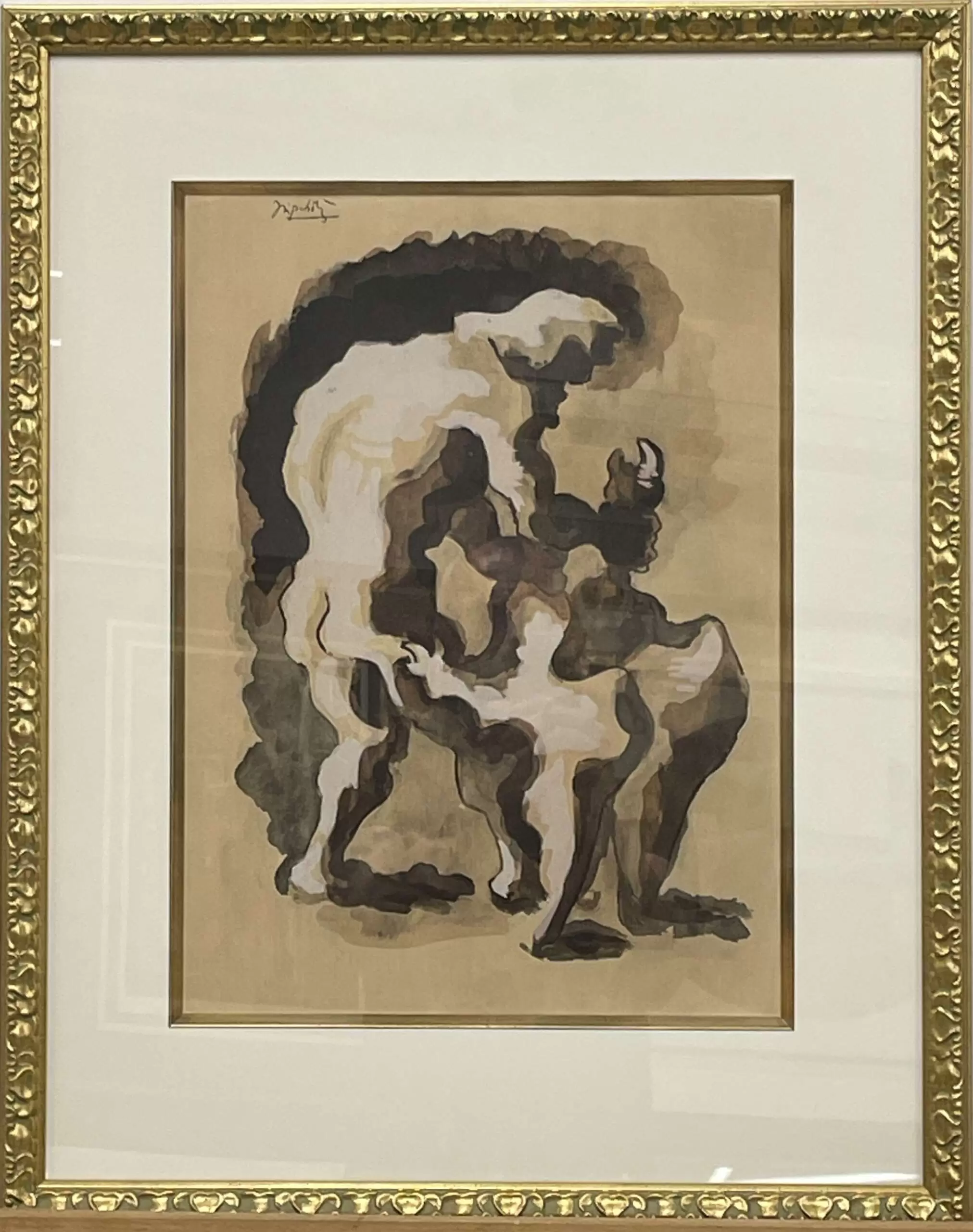 "Dessins pour Prométhée (Эскиз для скульптуры "Прометей")",  1940 г.