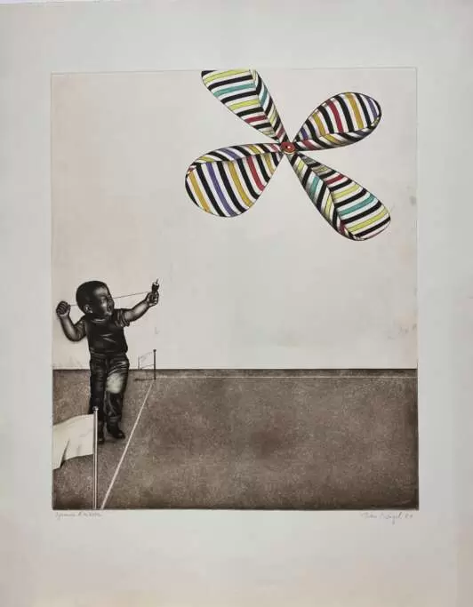 "Мальчик с пропеллером", 1971 г.