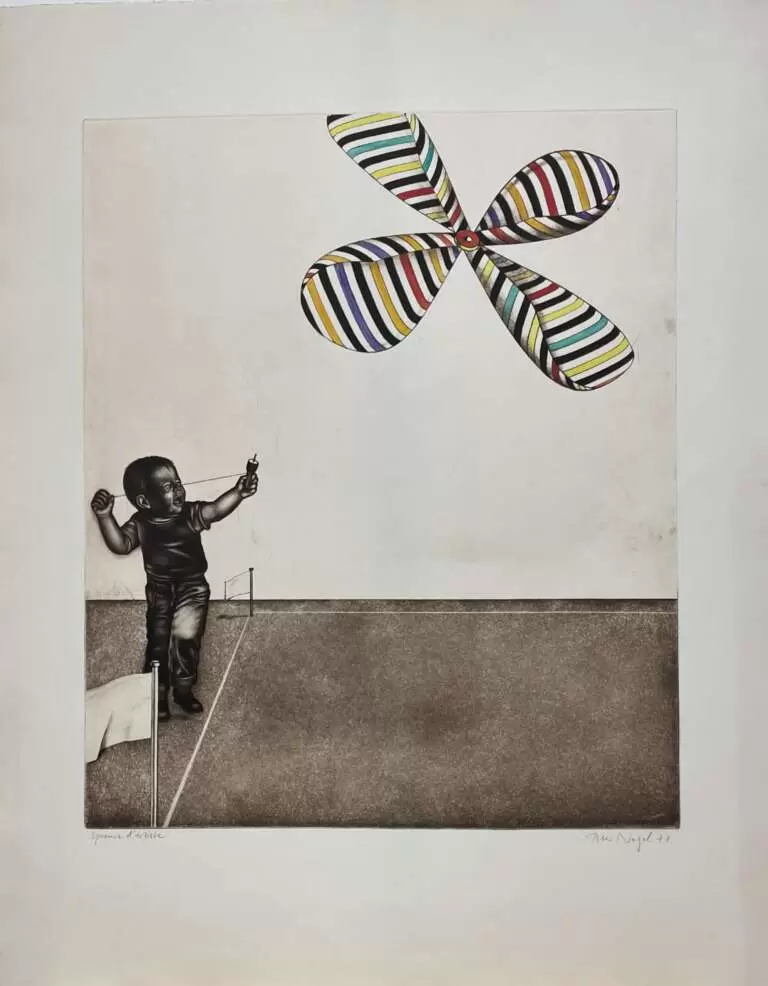 «Мальчик с пропеллером», 1971 г.