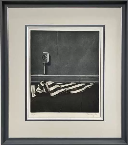 "Розетка и полотенце на полу", 1970 г.