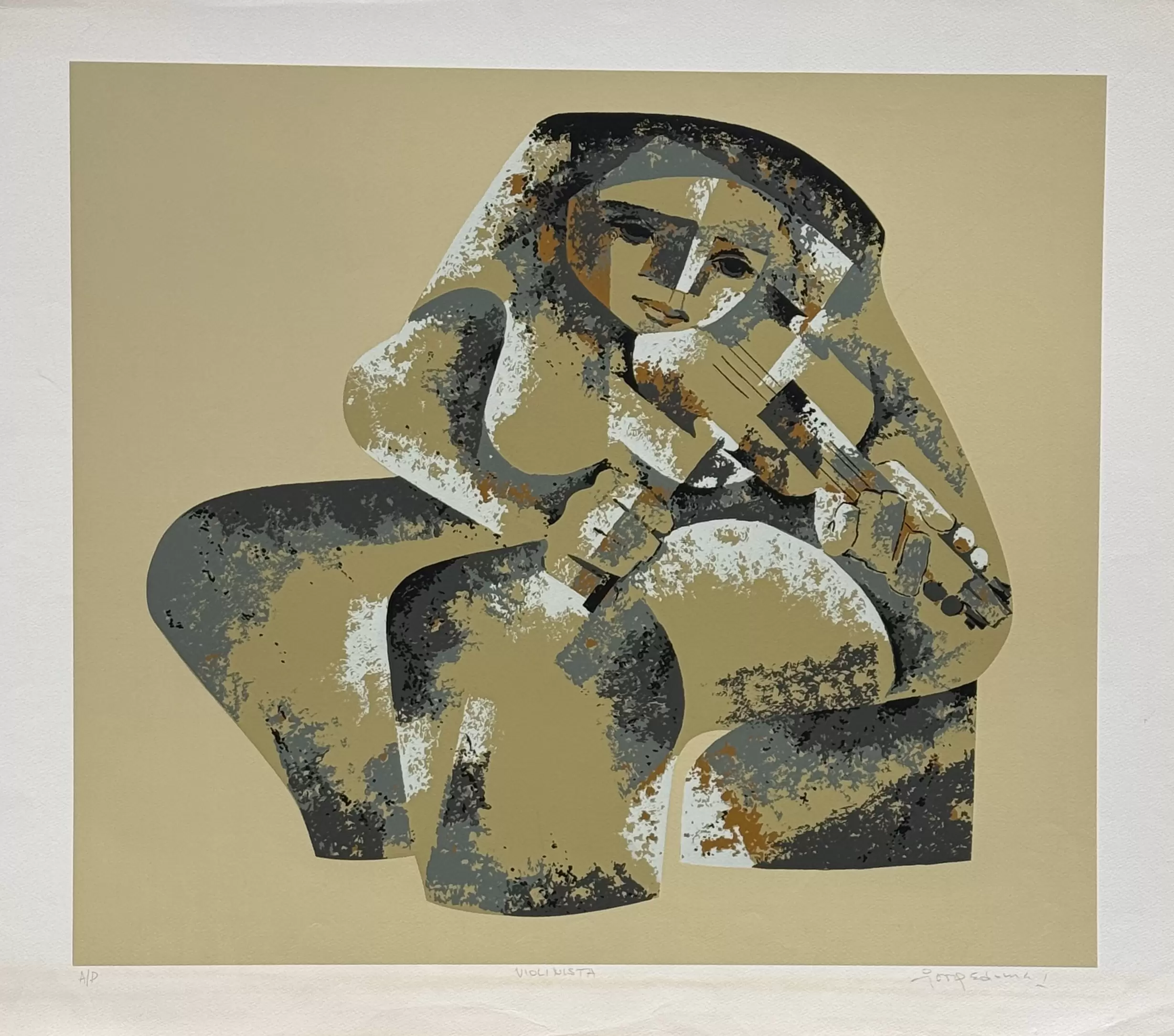 "Violinista (Скрипачка)"