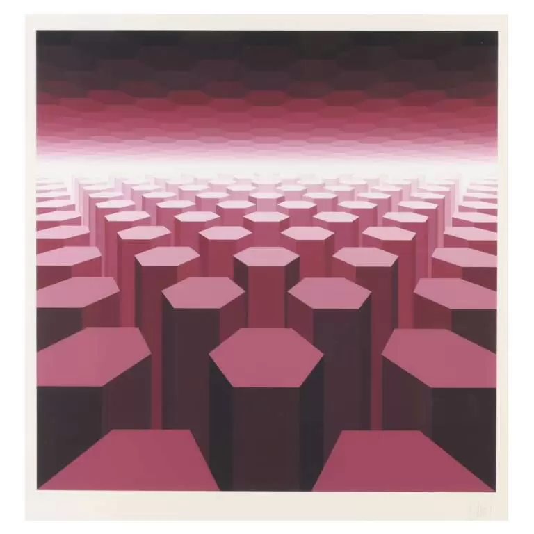 «Structured mauve Horizon», 1976 г.