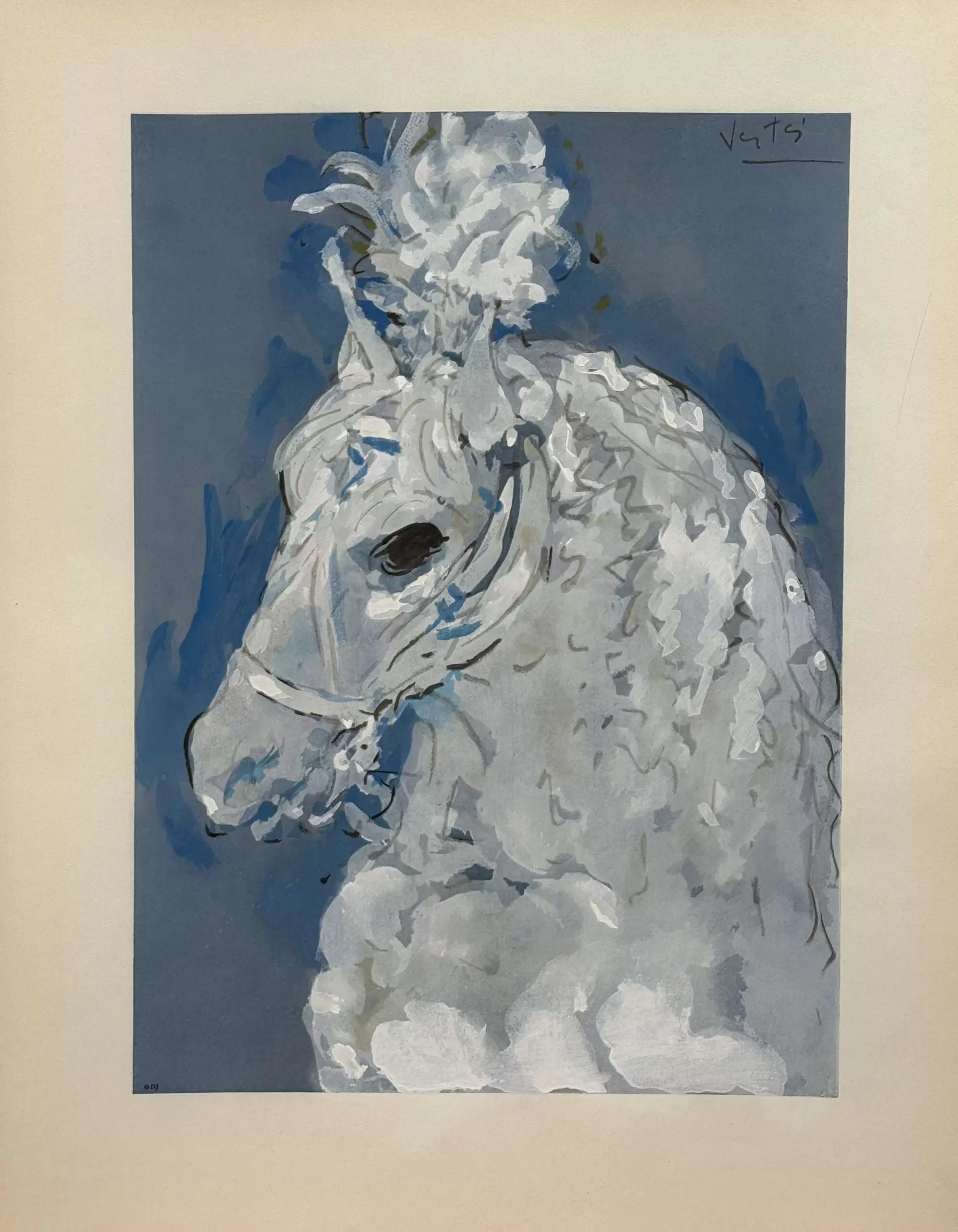 "Cheval de cirque (Цирковая лошадь)", 1960 г.