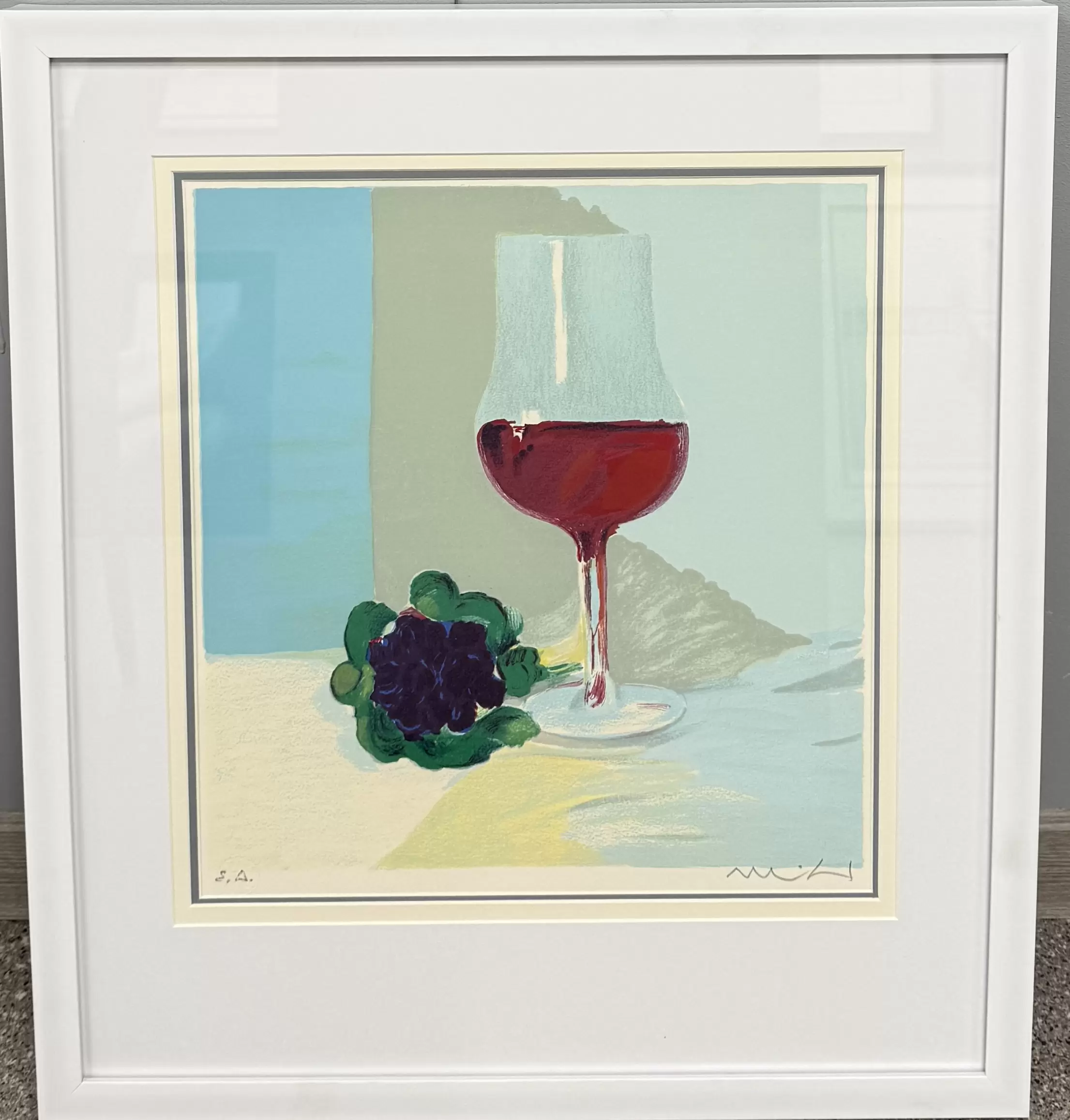 "Бокал красного вина"