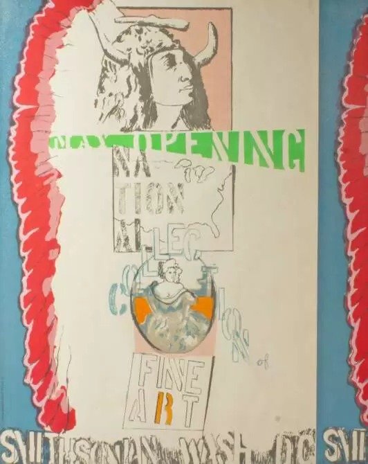 Постер "National Collection of Fine Art at the Smithsonian", 1968 г.
