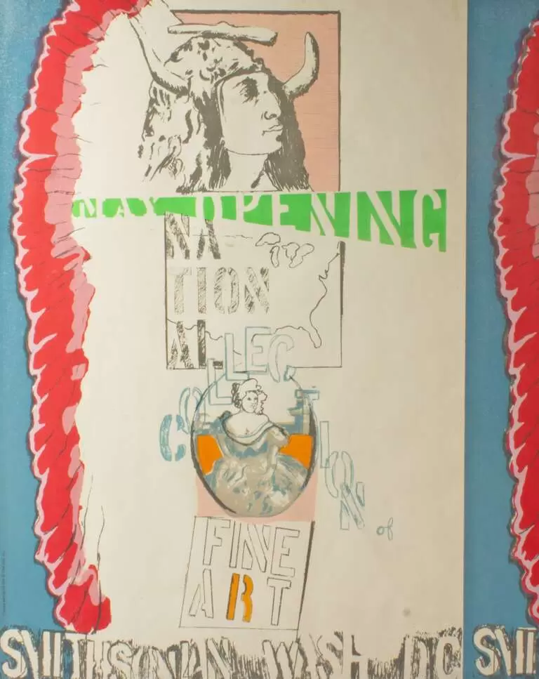 Постер «National Collection of Fine Art at the Smithsonian», 1968 г.