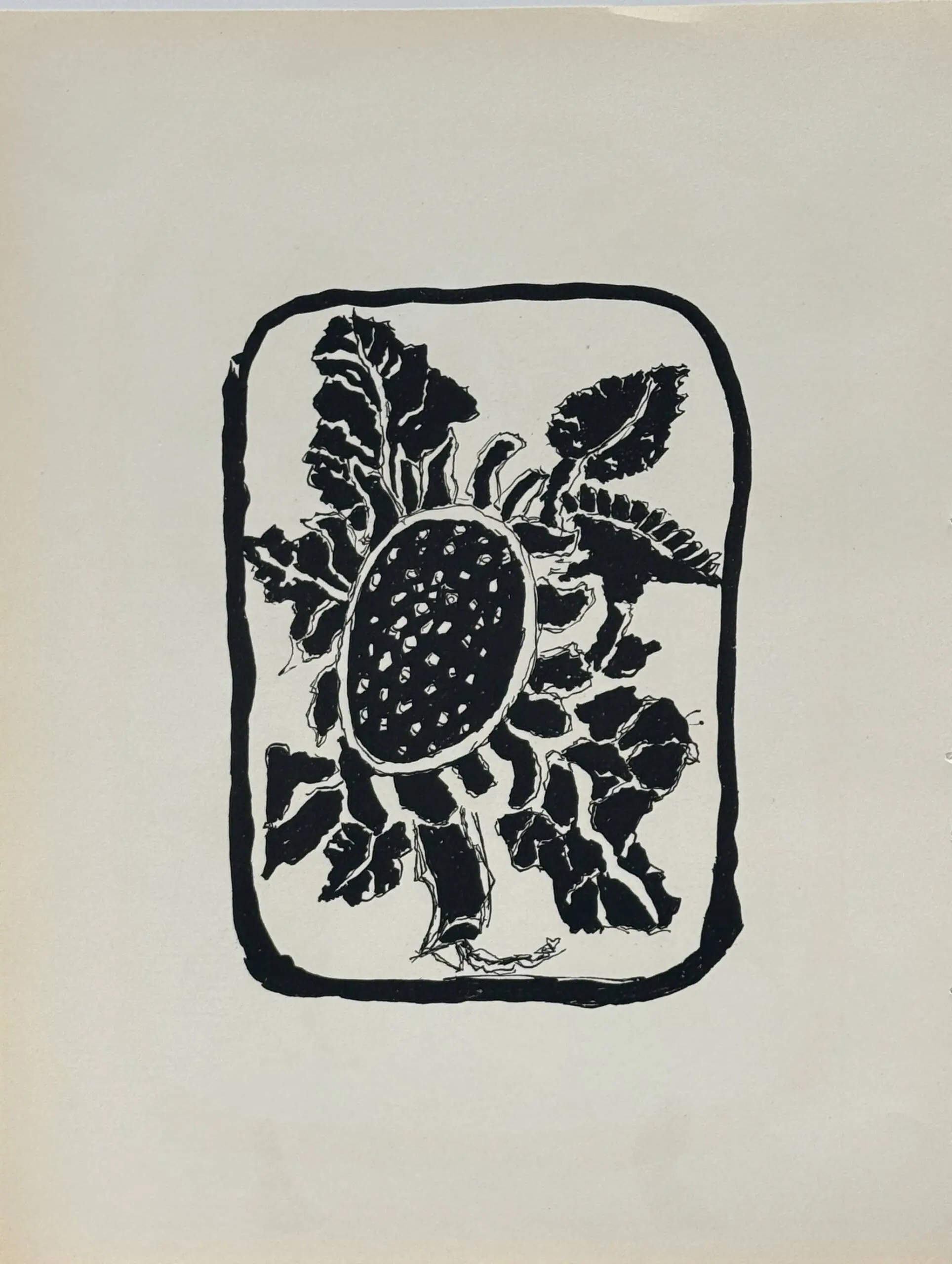 "Bouquet de fleurs II", 1955 г. — изображение 2