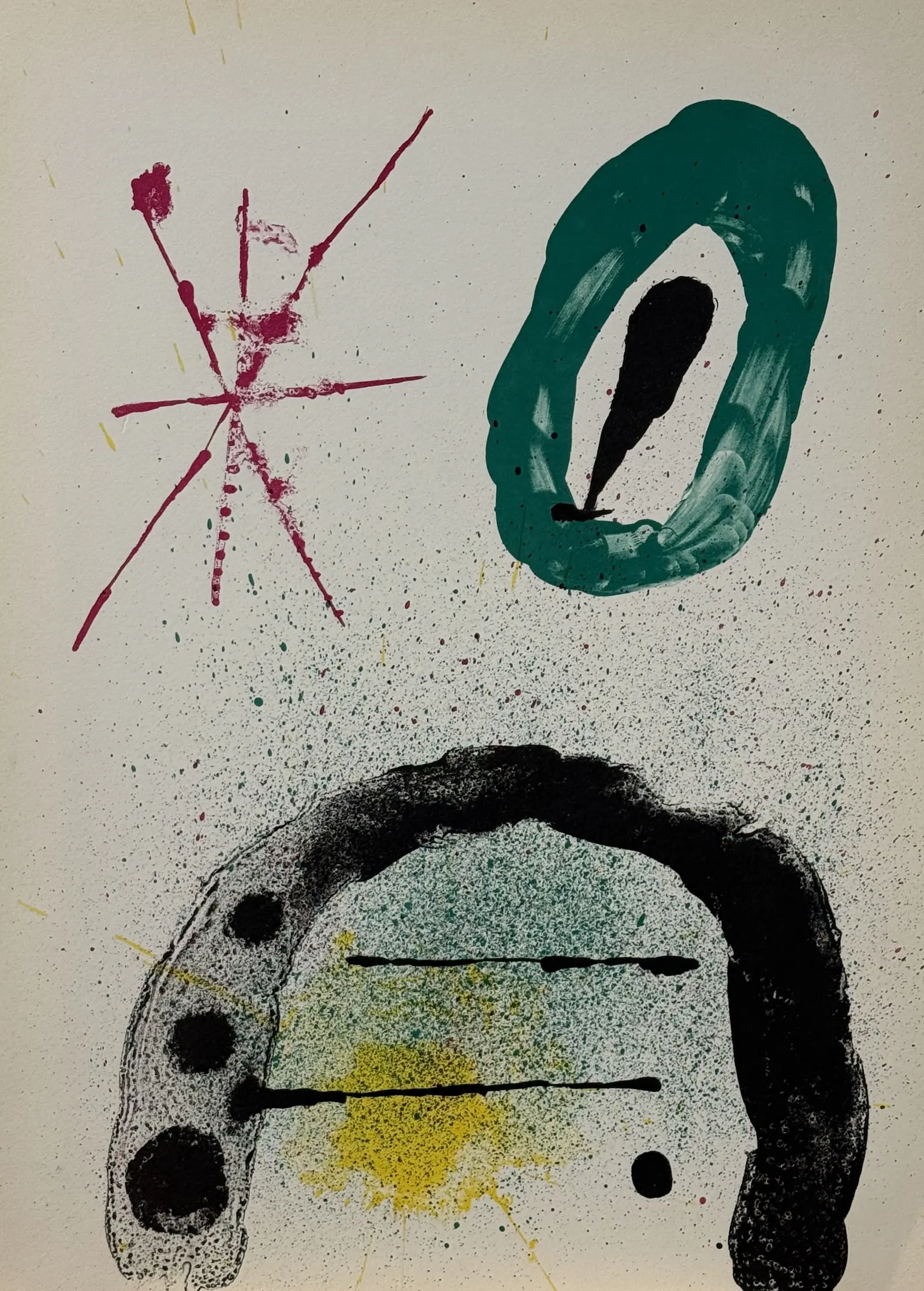 "La Fille du Jardinier I: Composition IV (Дочь садовника I: Композиция IV)", 1963 г.
