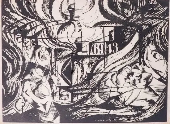 Часть триптиха "Gli Stati D'Animo (Состояния души): "Gli Addii (Прощания)", 1911-13 гг.
