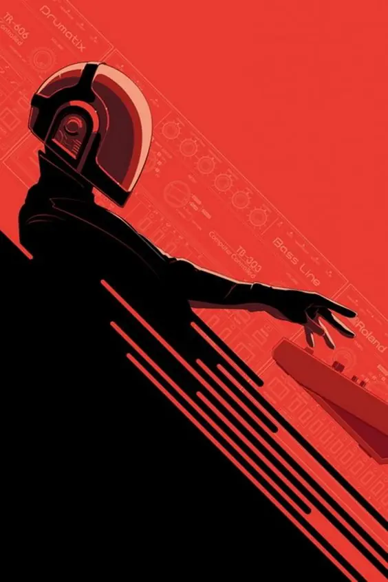 «Daft Punk» (Red)