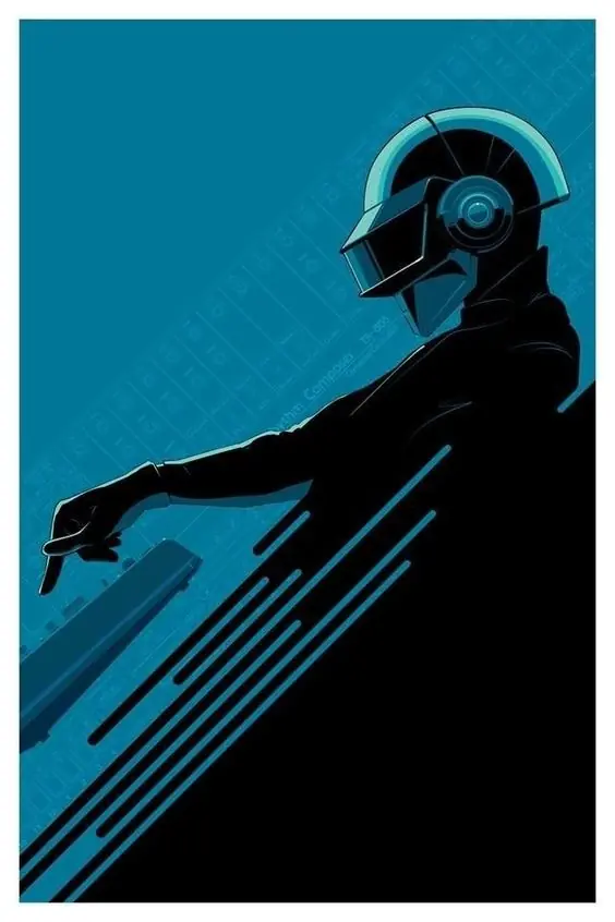«Daft Punk» (Blue)