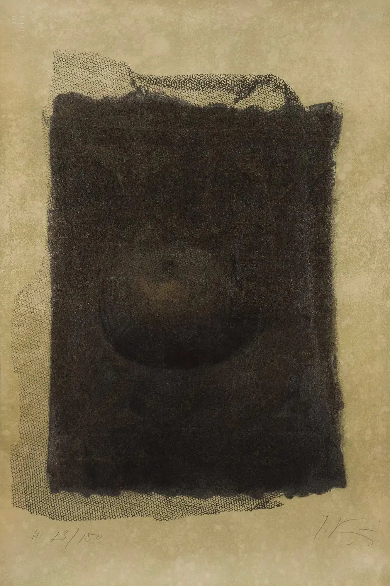 "Apple on Black Background"