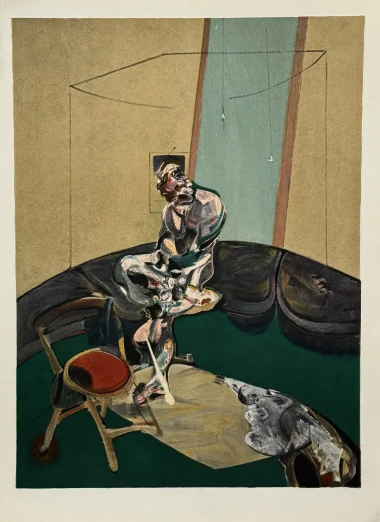 «Джордж Дайер, смотрящий на шнур жалюзи», 1966 г.
